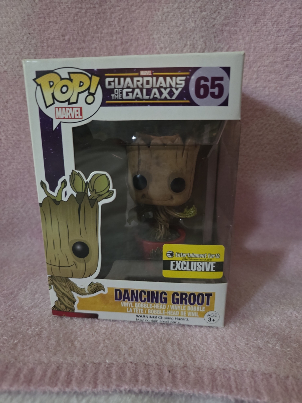 Funko Marvel Guardians of the Galaxy Dancing Groot #65 Vinyl Figure - Brown